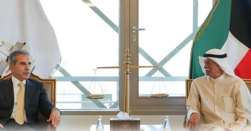 المستشار بوجروه يستقبل رئيس مجلس القضاء الأعلى العراقي ومرافقيه