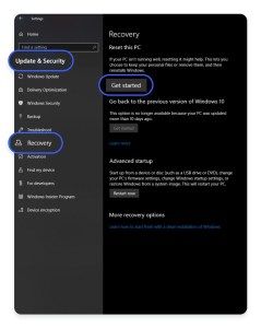 كيفية استعادة ضبط المصنع ويندوز 10 و11
