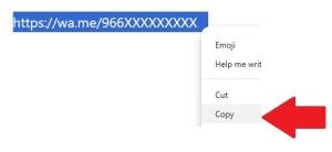 طريقة انشاء رابط واتساب مباشر لرقمك