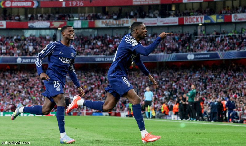 بهدف ديمبيلي.. باريس يسقط أرسنال ويقترب من النهائي