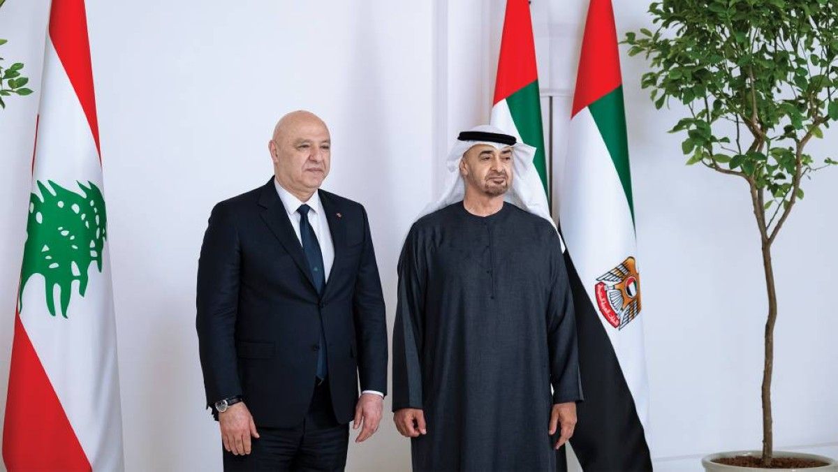 محمد بن زايد: الإمارات تدعم كل ما يضمن أمن لبنان واستقراره وسيادته
