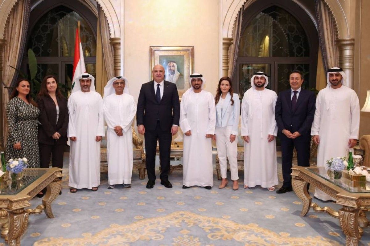 الرئيس اللبناني لرؤساء تحرير المؤسسات الإعلامية في الإمارات: لقائي مع محمد بن زايد تجاوز التوقعات