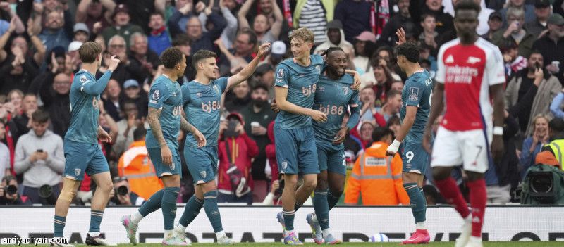 بورنموث يحرج أرسنال قبل موقعة باريس