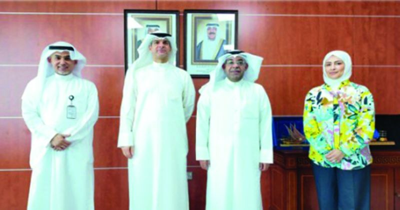 العتيبي خلال استقباله الياسين