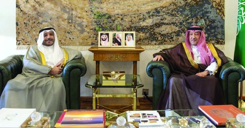 السفير الناصر مع وليد الخريجي