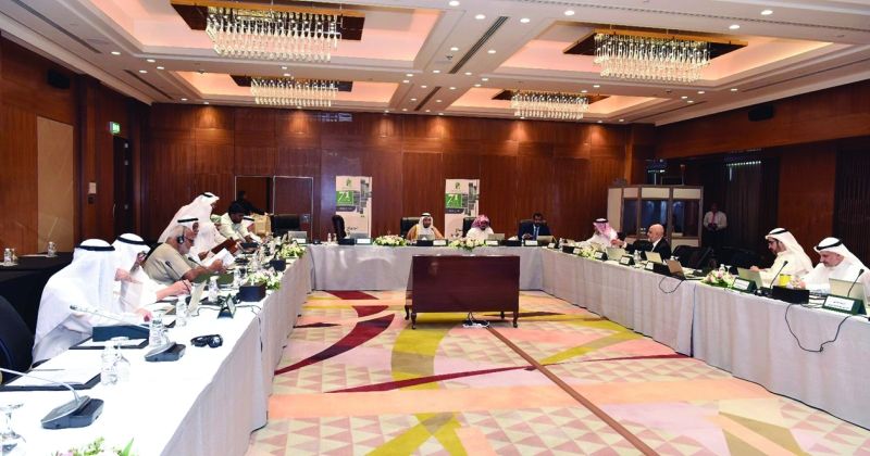 جانب من الاجتماع الـ 71 لمجلس إدارة الهيئة