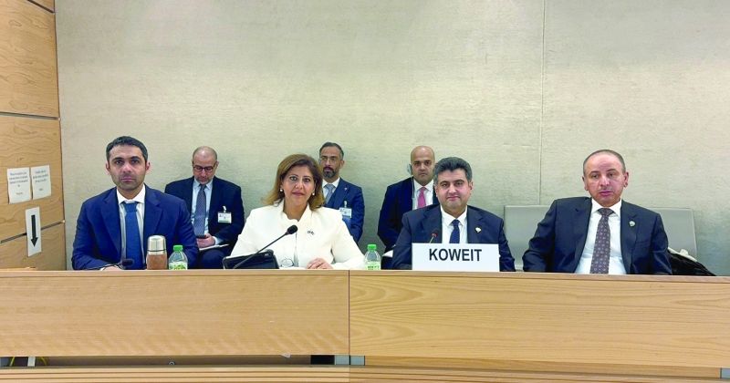 السميط توسط أعضاء الوفد الكويتي أمام مجلس حقوق الإنساني الأممي