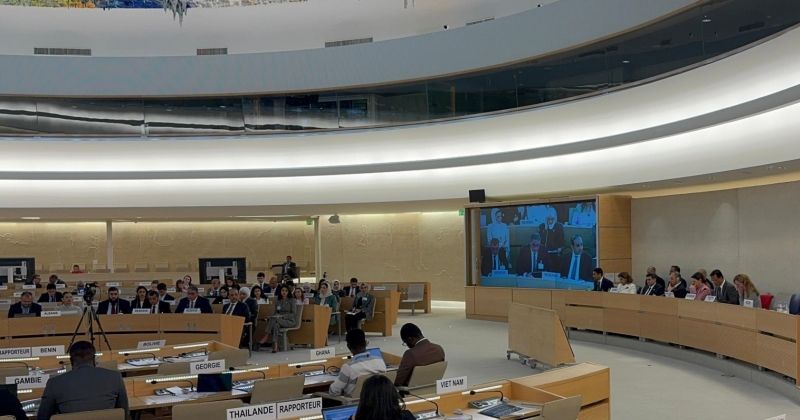 من جلسة مجلس حقوق الإنسان الأممي مع الوفد الكويتي