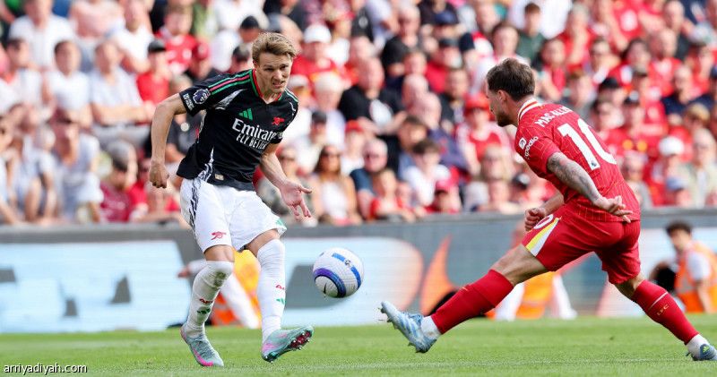 أرسنال يفرض التعادل على ليفربول