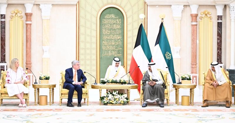 سمو الأمير يستقبل رئيس وأعضاء «الأولمبية الدولية» والرئيسة المنتخبة للجنة