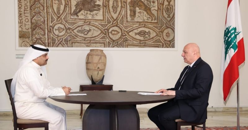 جوزف عون: نقول للكويتيين «لبنان بلدكم الثاني.. وتفضلوا نوروه بوجودكم»
