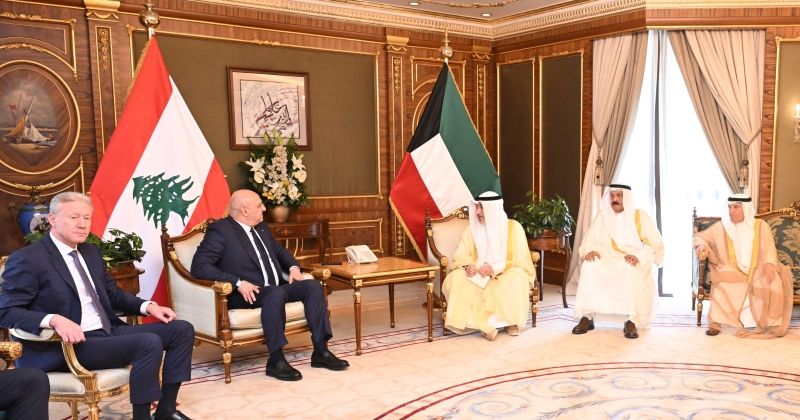 الرئيس اللبناني يستقبل رئيس مجلس الوزراء بالإنابة