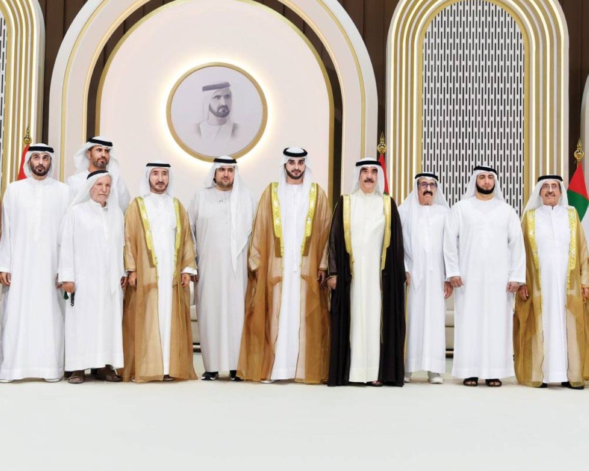 محمد بن راشد يحضر أفراح آل مكتوم