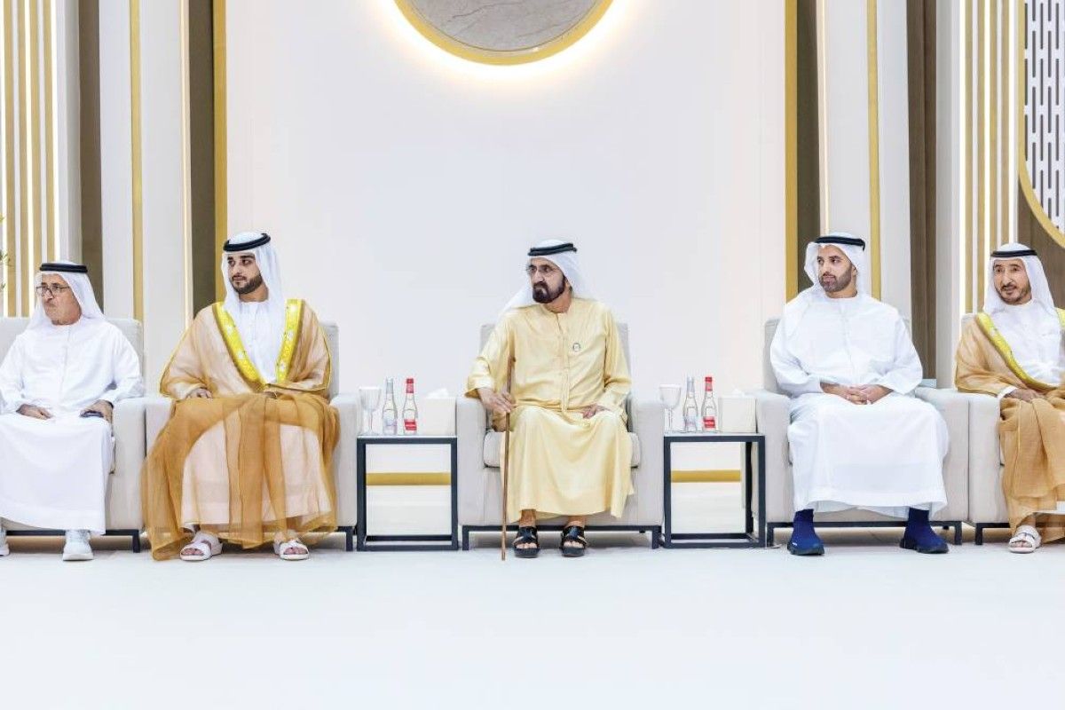 محمد بن راشد يحضر أفراح آل مكتوم