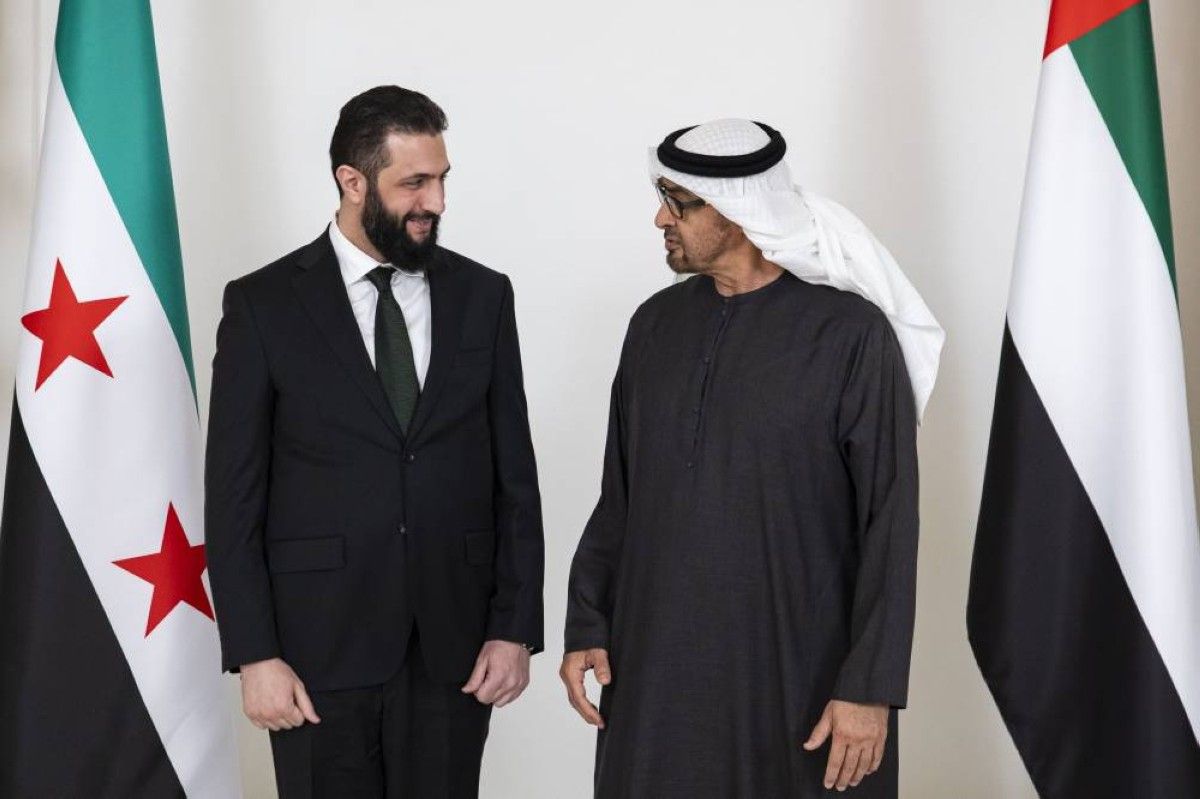 الشرع: محمد بن زايد أول الداعمين لسوريا