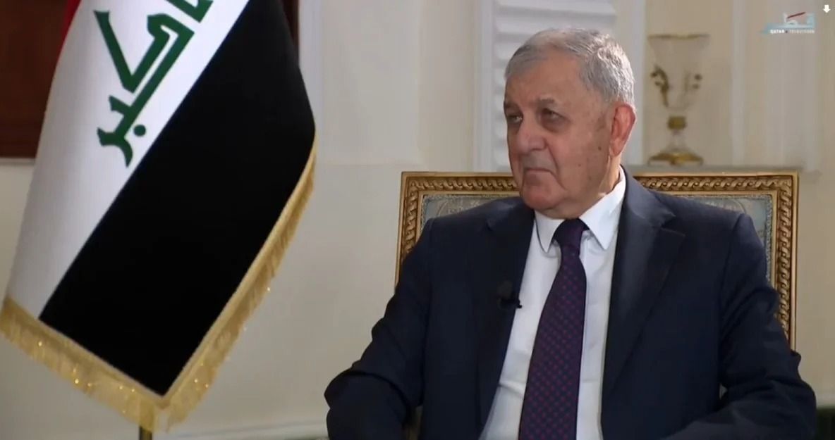 الرئيس العراقي: نثمن الدور القطري في إحلال السلام.. والقضية الفلسطينية تتصدر أعمال القمة العربية