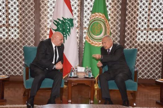 أبو الغيط يؤكد حرص الجامعة العربية واستعدادها الكامل لمواصلة دعم لبنان في مختلف المحطات