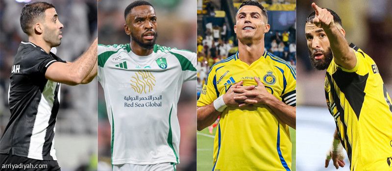 الضربات الأخيرة.. بنزيما وتوني وحمد الله يطاردون رونالدو