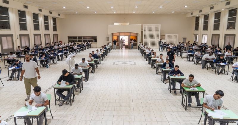 انطلاق اختبارات الفصل الثاني للمرحلة المتوسطة والصفين العاشر والحادي عشر