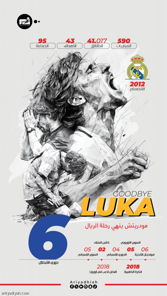 بعد المونديال.. مودريتش يرحل عن الريال