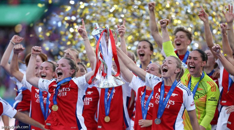 بعد 18 عاما.. سيدات أرسنال يتوجن بدوري الأبطال