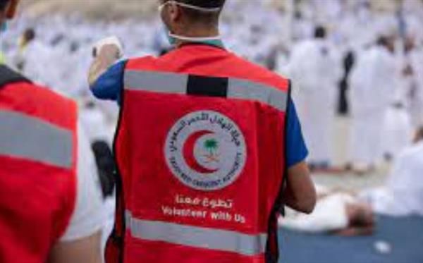 الهلال الأحمر السعودي : انتشار مكثف لفرق الإسعاف لخدمة لضيوف الرحمن