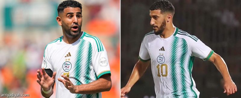 محرز وبن رحمة يتقدمان قائمة الجزائر