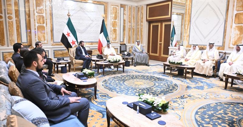 سمو الأمير والرئيس السوري يترأسان جلسة المباحثات الرسمية