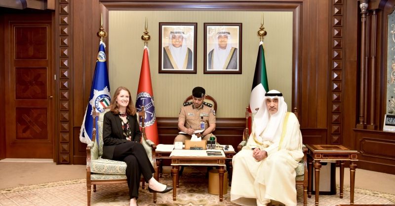 اليوسف يستقبل سفراء المملكة المتحدة وفرنسا وفلسطين: مد جسور التواصل وتوطيد العلاقات