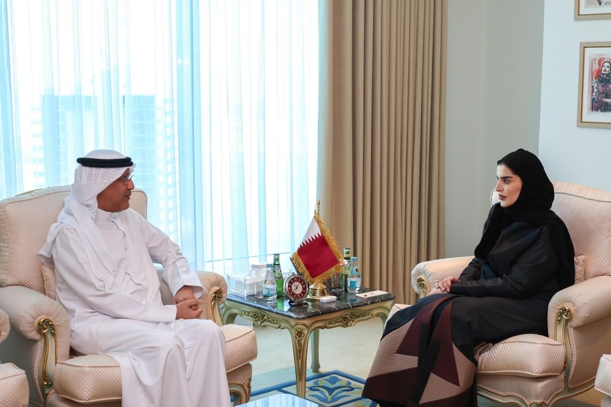 وزير الدولة للتعاون الدولي تودع سفير الكويت