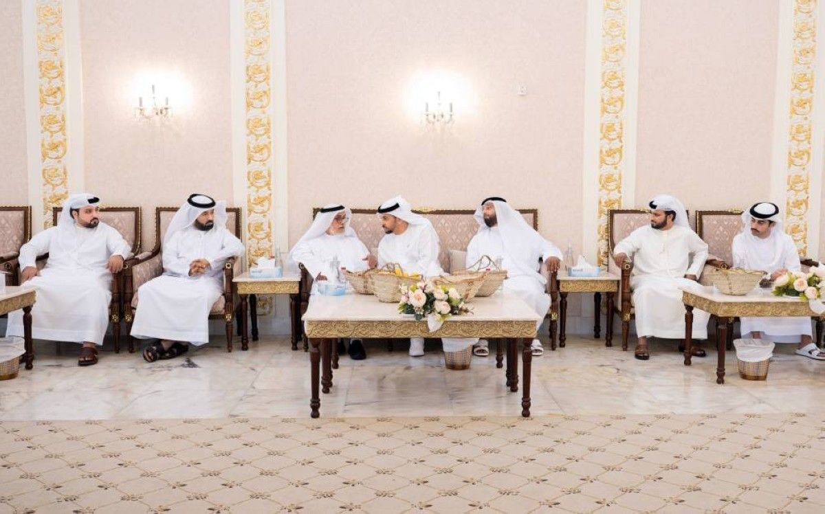 حمدان بن زايد يستقبل وفداً من قيادة الحرس الوطني
