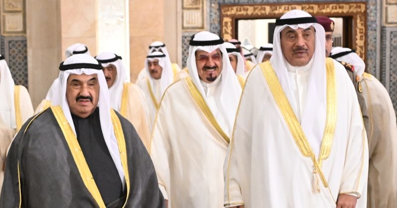 سمو ولي العهد يؤدي صلاة العيد في مسجد الدولة الكبير