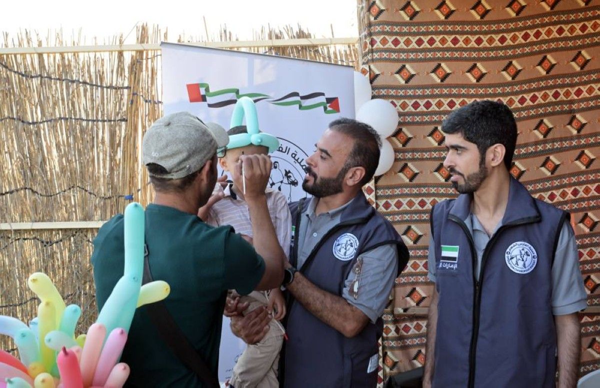 المستشفى الإماراتي العائم في العريش يحتفل بالعيد مع المرضى