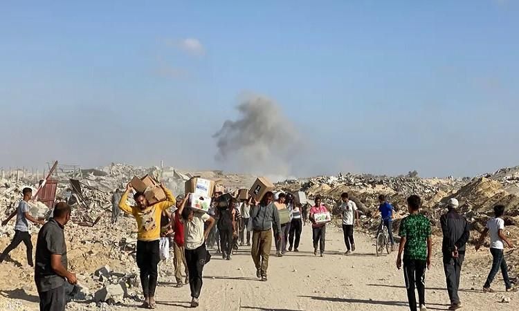 الدفاع المدني بغزة:الاحتلال يتعمد نشر الفوضى باستهداف مراكز توزيع المساعدات