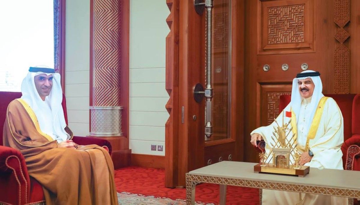 ملك البحرين يستقبل ثاني الزيودي في المنامة