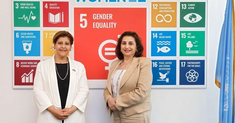جواهر الدعيج تلتقي المديرة التنفيذية لهيئة الأمم المتحدة للمرأة