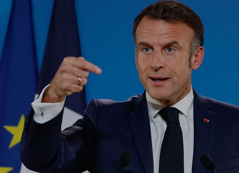 الرئيس الفرنسي يدعو إلى خفض التصعيد بين إسرائيل وإيران