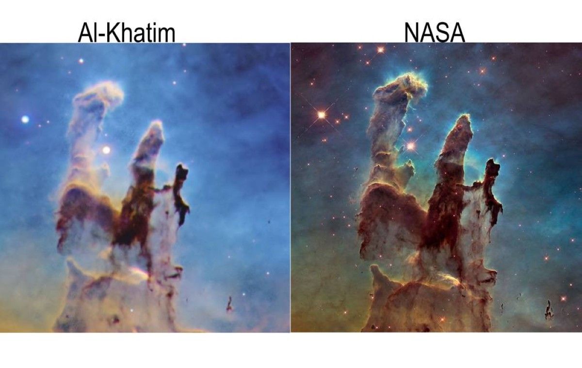 مرصد الختم يصور "أعمدة الخلق" من سماء الإمارات