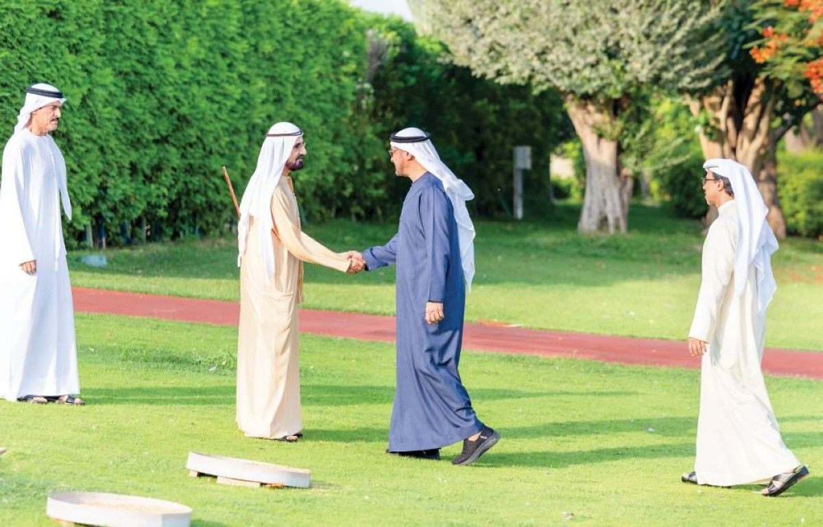 محمد بن زايد ومحمد بن راشد يبحثان مؤشرات الاقتصاد الوطني الإيجابية لتعزيز الازدهار