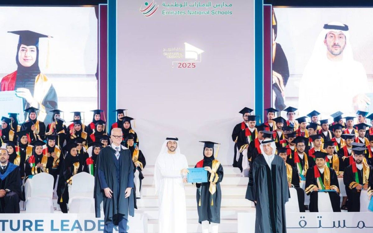 برعاية منصور بن زايد.. تخريج طلبة مدارس الإمارات الوطنية في مجمع رأس الخيمة