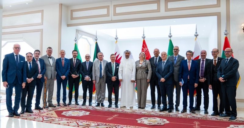 سفراء الاتحاد الأوروبي خلال الزيارة