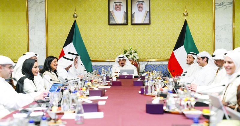 العبدالله مترئساً اجتماع مجلس الوزراء