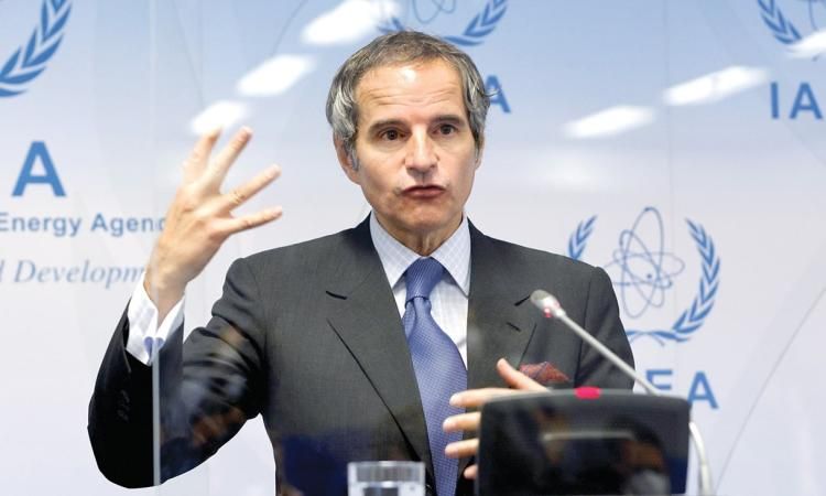 جروسي: عودة التفتيش في إيران أولوية قصوى لوكالة الطاقة الذرية