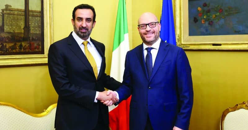 فونتانا مستقبلاً السفير القحطاني