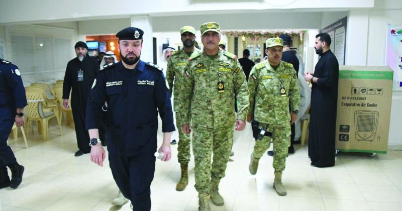 قائد «الحماية والتعزيز» في «الحرس» يتفقد قوة «سالم» المشاركة بتأمين الحسينيات