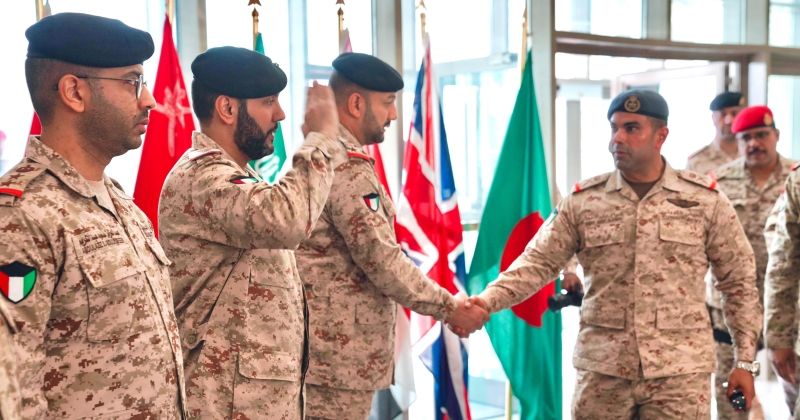 نائب رئيس الأركان: كفاءة عالية للكوادر التعليمية والإدارية والضباط الدارسين في كلية مبارك العبدالله 