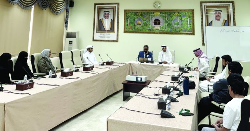 جانب من الاجتماع المشترك بين الهيئة الخيرية و«هيئة القصّر»