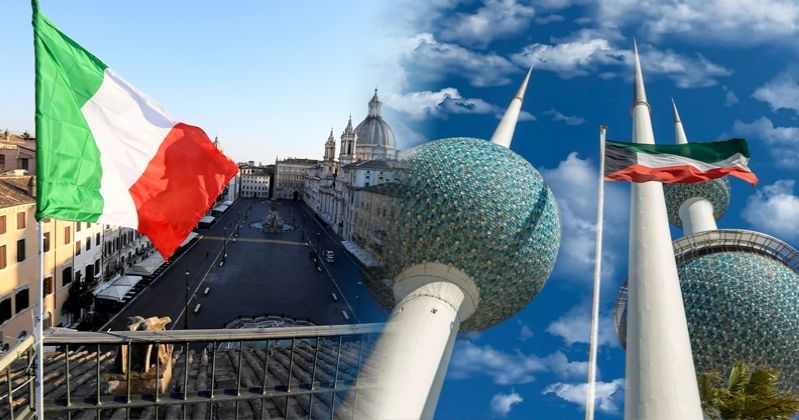 حوار إستراتيجي بين الكويت وإيطاليا
