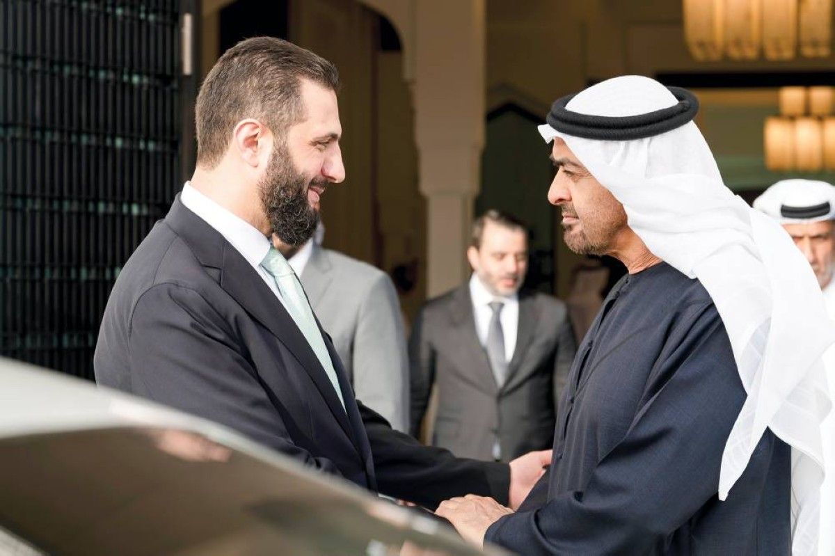 رئيس الدولة: الإمارات تدعم الأشقاء في سوريا وتطلعاتهم نحو التنمية والاستقرار