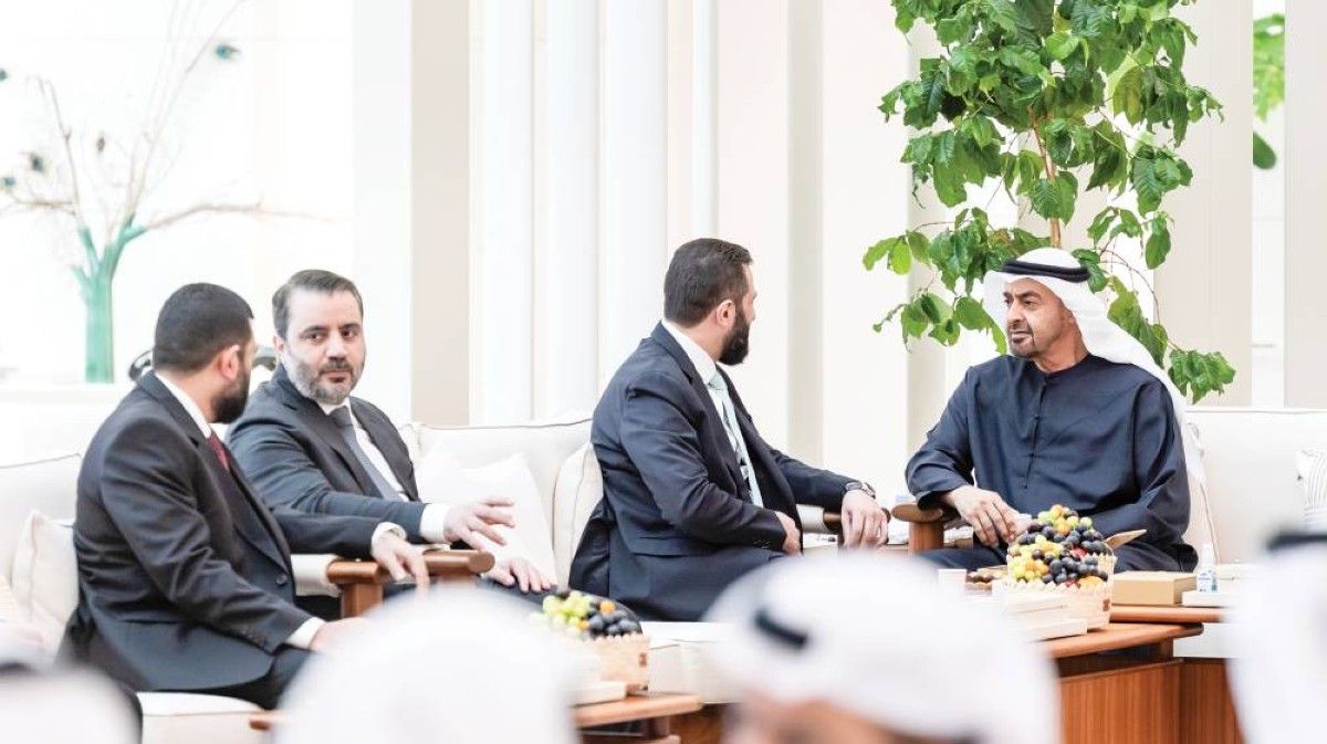 رئيس الدولة: الإمارات تدعم الأشقاء في سوريا وتطلعاتهم نحو التنمية والاستقرار